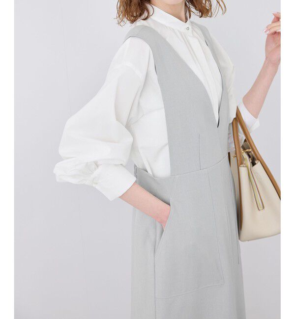 Rope&rsquo;Picnic「デザインポケットジャンパースカート」|ワンピース|