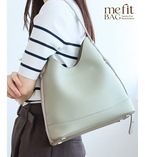 ROPE PICNIC PASSAGE「me fit BAG フィットワンショルダーミドルバッグ」|ショルダー・メッセンジャー|ライトグリン(33)
