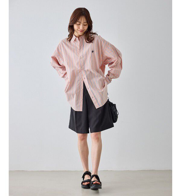 Rope&rsquo;Picnic「【BEVERLYHILLS POLO CLUB・一部店舗限定】ストライプビッグシルエットシャツ」|シャツ・ブラウス|