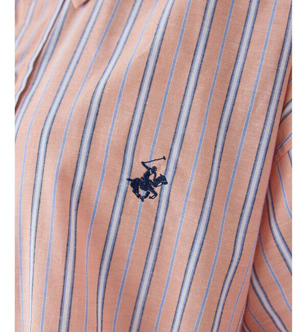 Rope&rsquo;Picnic「【BEVERLYHILLS POLO CLUB・一部店舗限定】ストライプビッグシルエットシャツ」|シャツ・ブラウス|