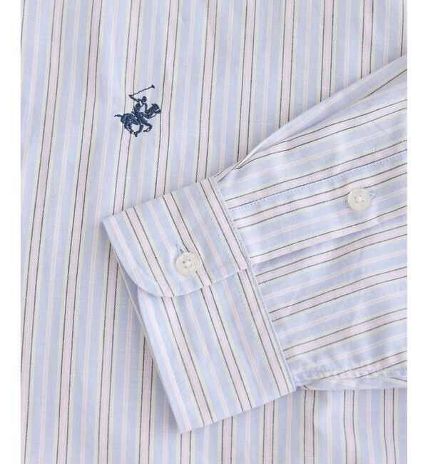 Rope&rsquo;Picnic「【BEVERLYHILLS POLO CLUB・一部店舗限定】ストライプビッグシルエットシャツ」|シャツ・ブラウス|
