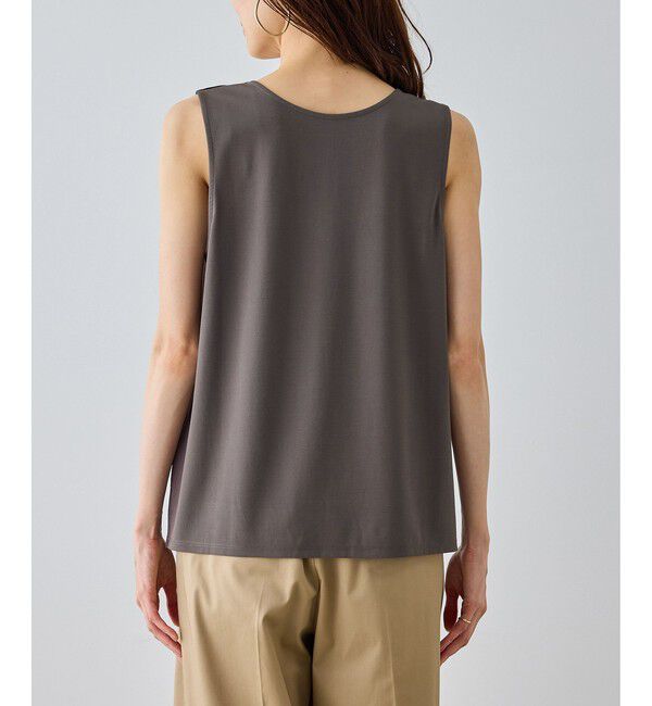 Rope&rsquo;Picnic「【emur/エミュール】サテンスクエアタンク」|タンクトップ|