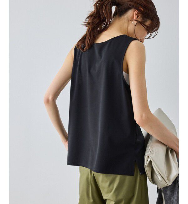 Rope&rsquo;Picnic「【emur/エミュール】サテンスクエアタンク」|タンクトップ|
