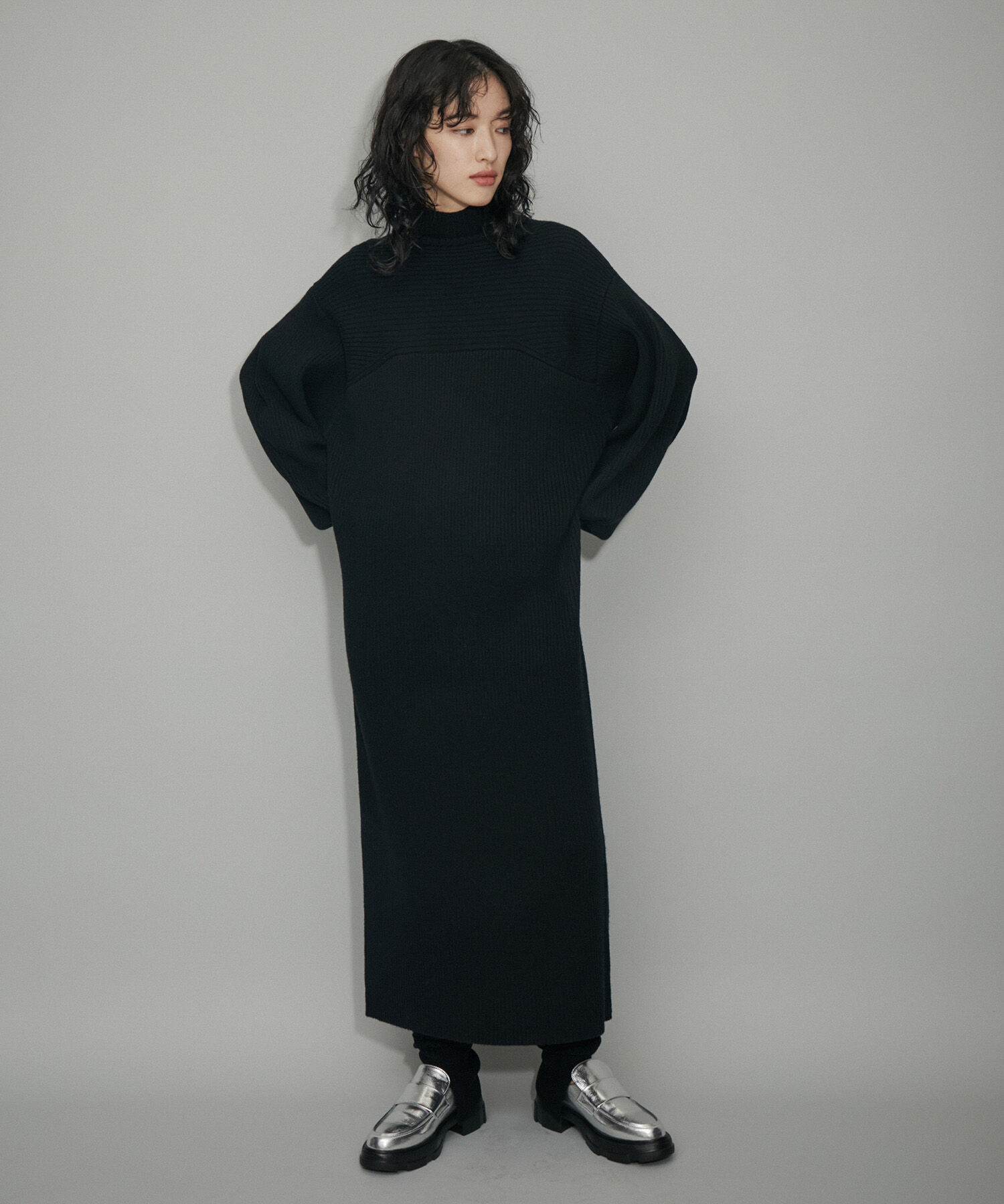 ADAM ET ROPE'「【WEB限定】リブレッグウォーマー」|レッグウォーマー|