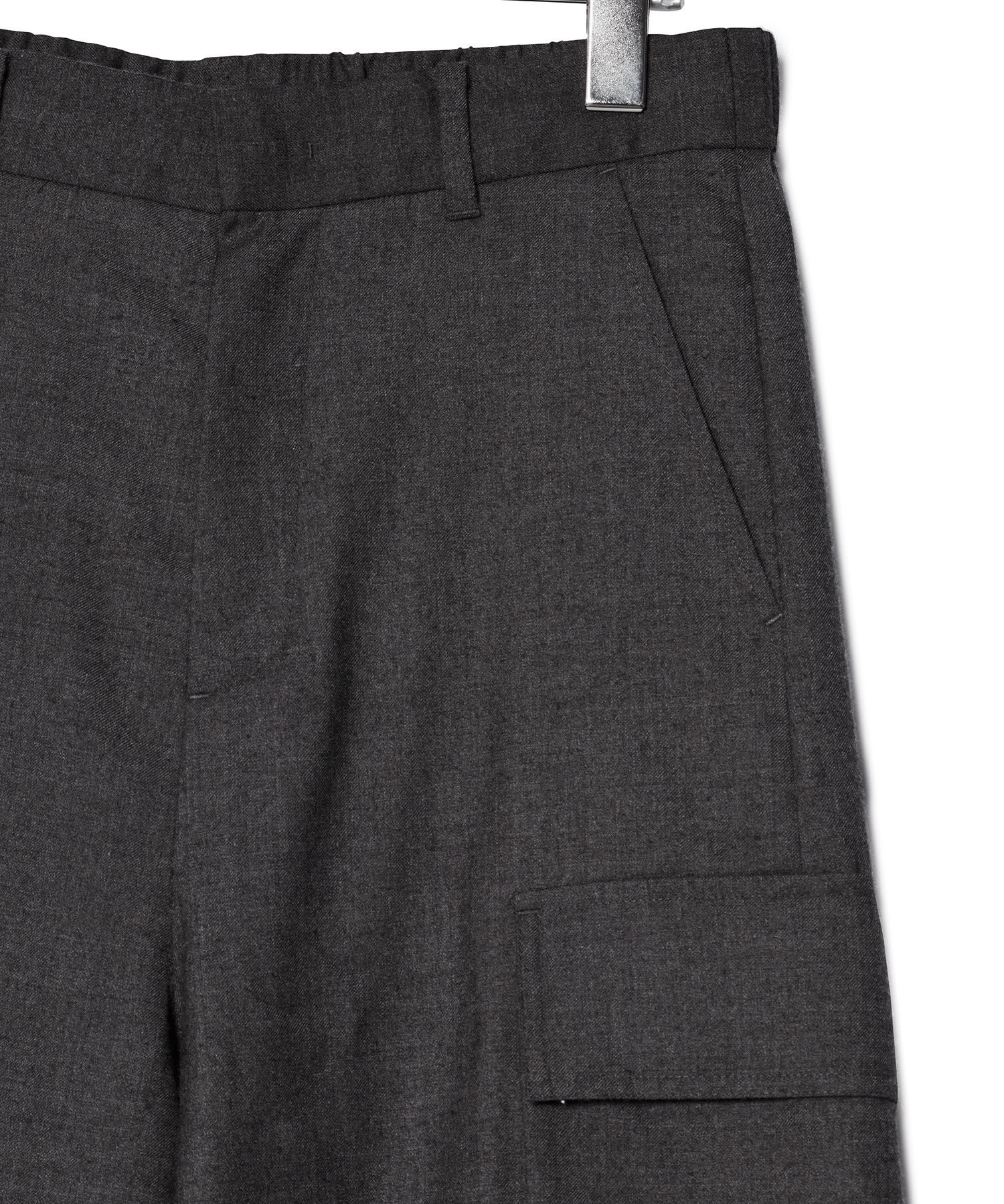 ADAM ET ROPE'「【サステナブル】ウーステッドカーゴパンツ」|カーゴ|