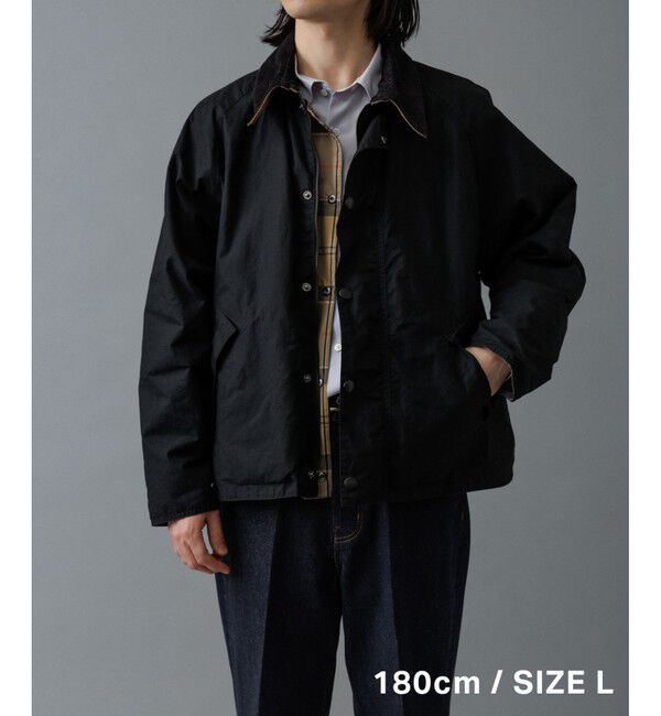 ADAM ET ROPE'「《別注》【Barbour/バブアー】TRANSPORT リバーシブルブルゾン / ブルガリア製」|ブルゾン・スタジャン|