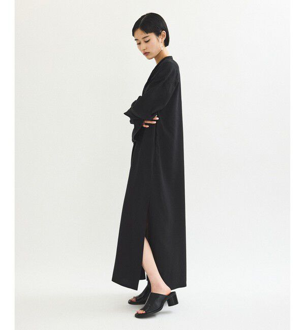 ADAM ET ROPE'「リネンマキシワンピース」|ワンピース|