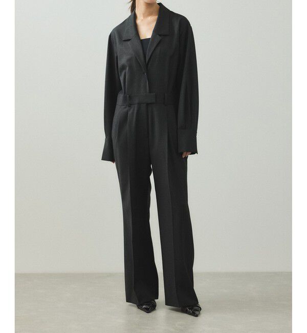 ADAM ET ROPE'「【EMOELLE】テーラードリラクシーオールインワン」|オールインワン|