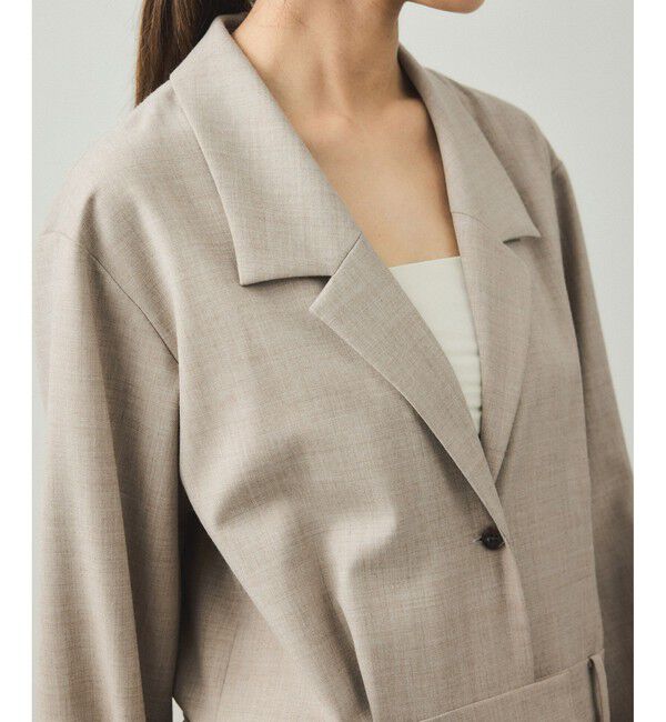 ADAM ET ROPE'「【EMOELLE】テーラードリラクシーオールインワン」|オールインワン|