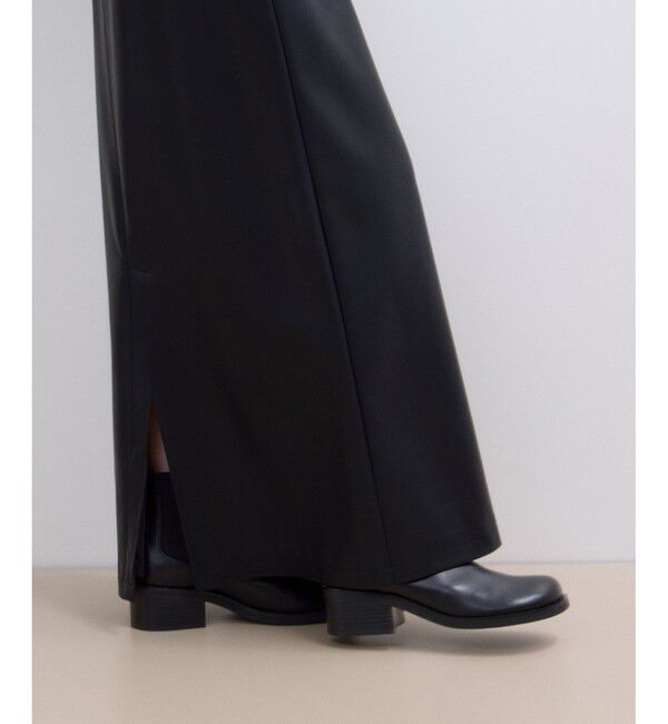 ADAM ET ROPE'「【WEB限定】シンセティックレザータイトスカート」|スカート|