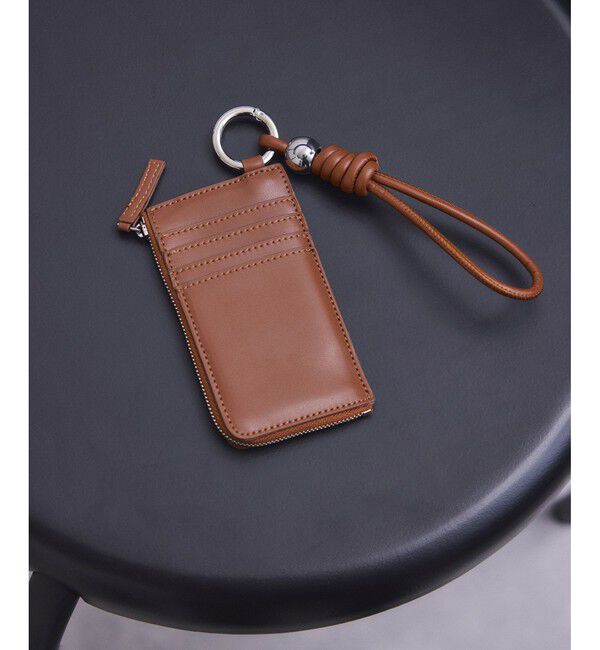 ADAM ET ROPE'「【WEB限定】カードケース付きチャームストラップ」|名刺入れ・カードケース|ブラウン系(22)