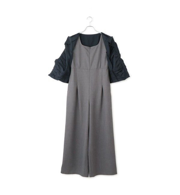 ADAM ET ROPE'「ブラウスコンビオールインワン」|オールインワン|