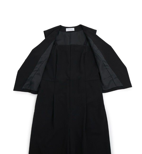 ADAM ET ROPE'「【サステナブル】ジレコンビロンパース」|オールインワン|