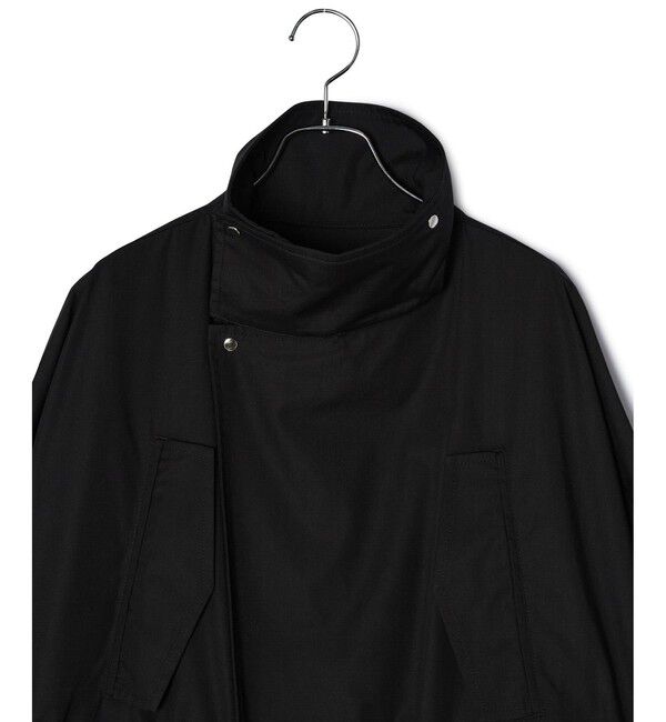 ADAM ET ROPE'「【WEB限定】・【サステナブル】スタンドカラーロングモッズコート」|ミリタリー・モッズコート|