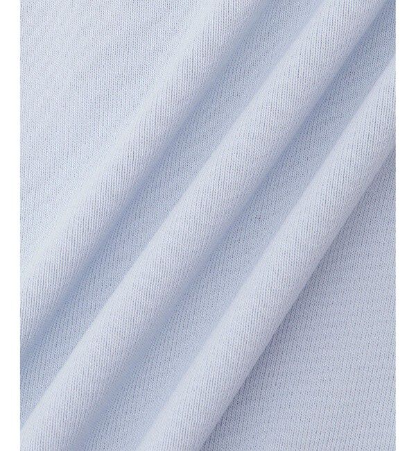 ADAM ET ROPE'「【WEB限定】ハーフスリーブバイカラーポロニット」|ポロシャツ|