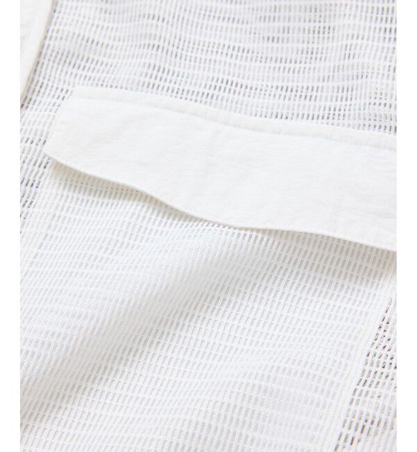 ADAM ET ROPE'「ドロストメッシュシャツ」|シャツ・ブラウス|