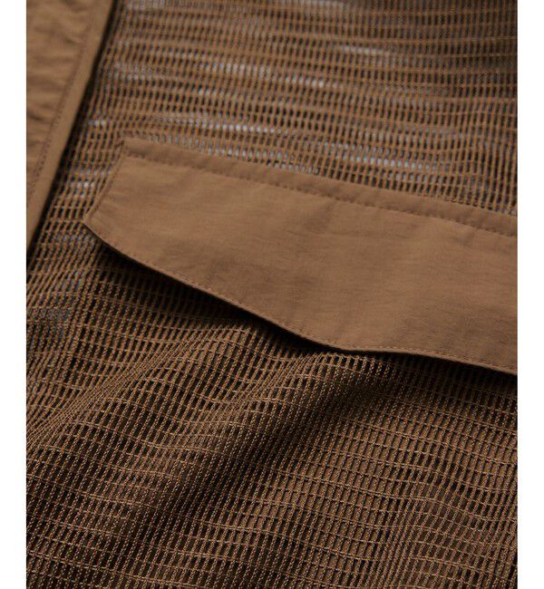 ADAM ET ROPE'「ドロストメッシュシャツ」|シャツ・ブラウス|