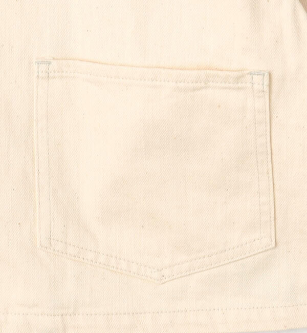 DANTON「DANTON | カツラギコットン ノーカラーショートジャケット WOMEN」|ノーカラージャケット|