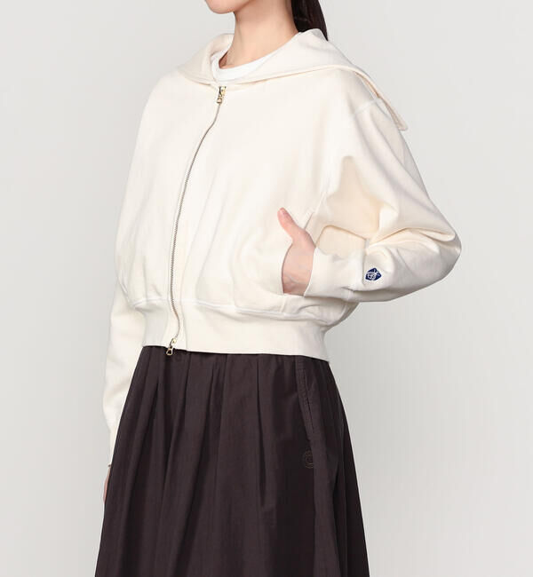 ORCIVAL「ORCIVAL | コットン裏毛 ジップセーラー WOMEN」|スウェット・ジャージ|