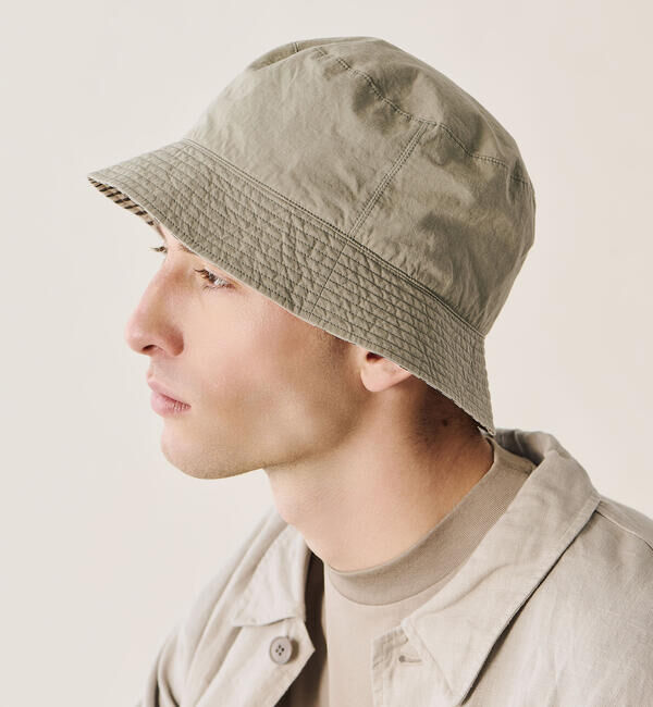  「KIJIMA TAKAYUKI | リバーシブル バケットハット MEN」|ハット|