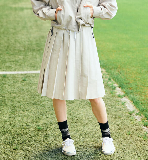 GYMPHLEX「Gymphlex | オクスフォード プリーツスカート WOMEN」|スカート|