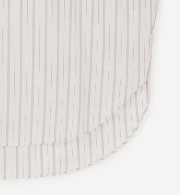 GYMPHLEX「Gymphlex | コットンタイプライター ストライプボタンダウンシャツ WOMEN」|シャツ・ブラウス|