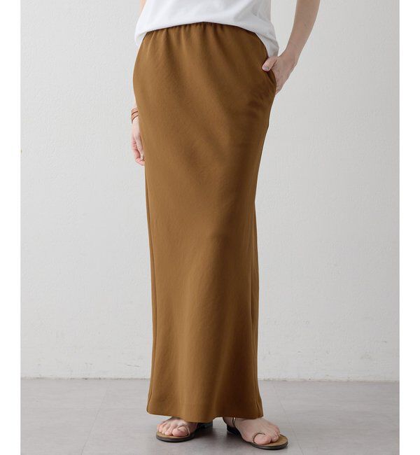 Drawing Numbers「【Drawing Numbers】ダブルクロスバイアスセミタイトスカート」|スカート|