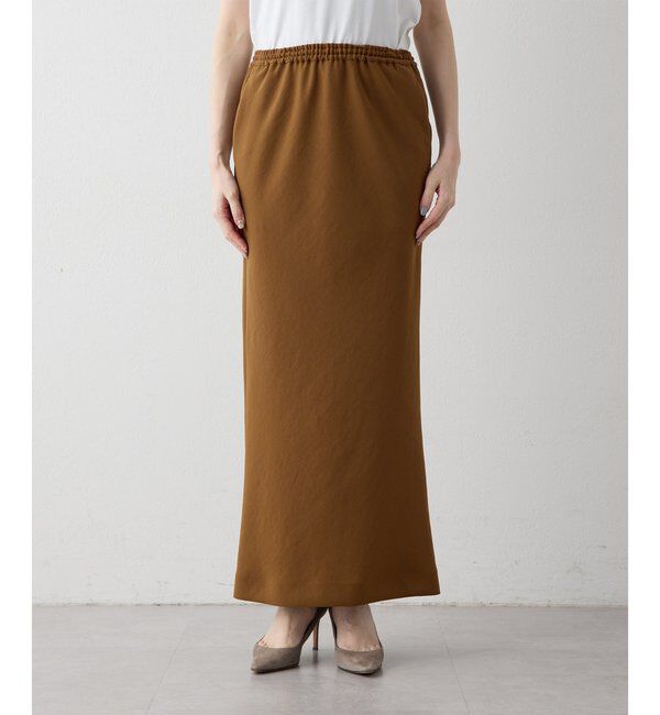 Drawing Numbers「【Drawing Numbers】ダブルクロスバイアスセミタイトスカート」|スカート|