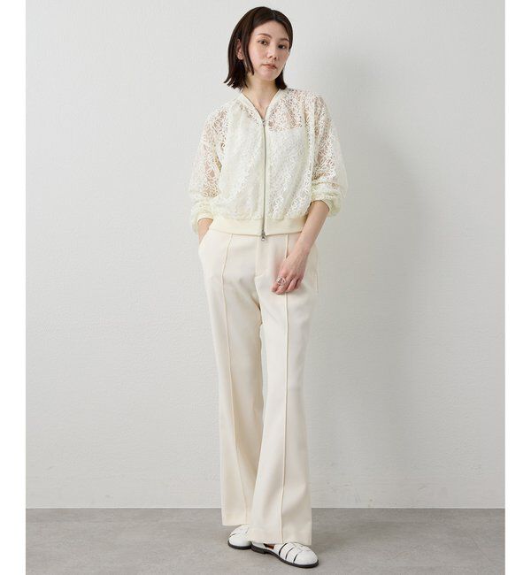 Drawing Numbers「【Drawing Numbers】ツイルダブルクロスソフトフレアパンツ」|チノ|