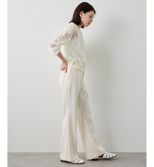 Drawing Numbers「【Drawing Numbers】ツイルダブルクロスソフトフレアパンツ」|チノ|