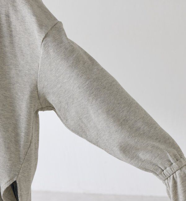  「Qanos 襟付きフリルロンT」|Tシャツ・カットソー|