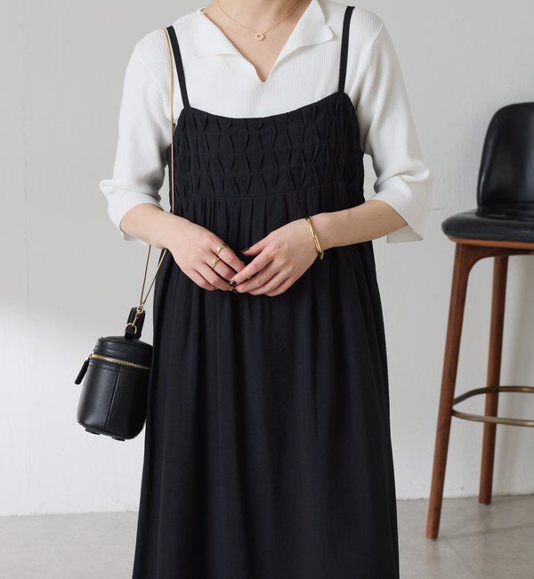  「	ダイヤタックキャミワンピース」|ワンピース|
