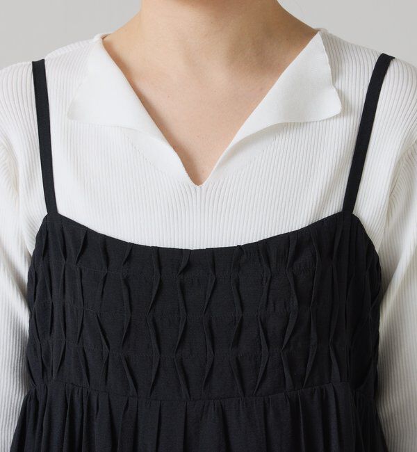  「	ダイヤタックキャミワンピース」|ワンピース|