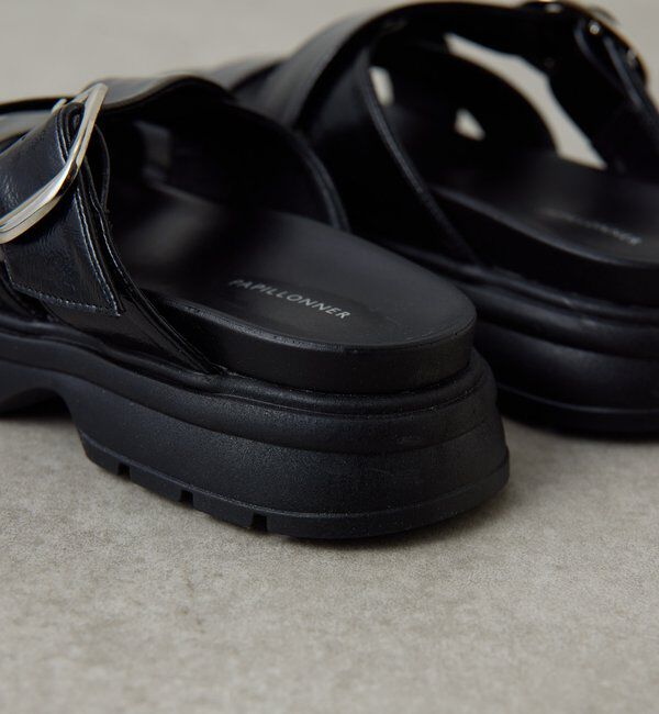  「【PAPILLONNER/パピヨネ】ベルトクロスサンダル」|その他|