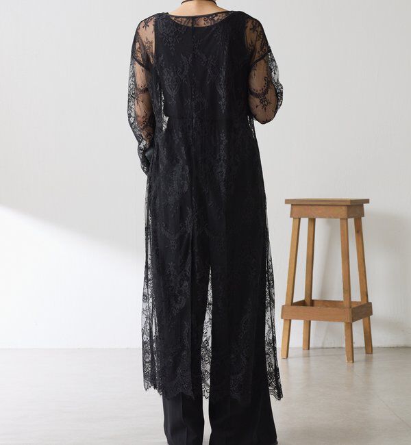  「【Nuel/ヌエル】 レースレイヤードワンピース」|ワンピース|