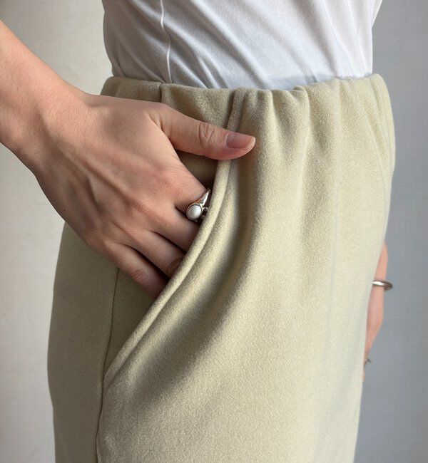  「ウーリージャージースカート」|スカート|