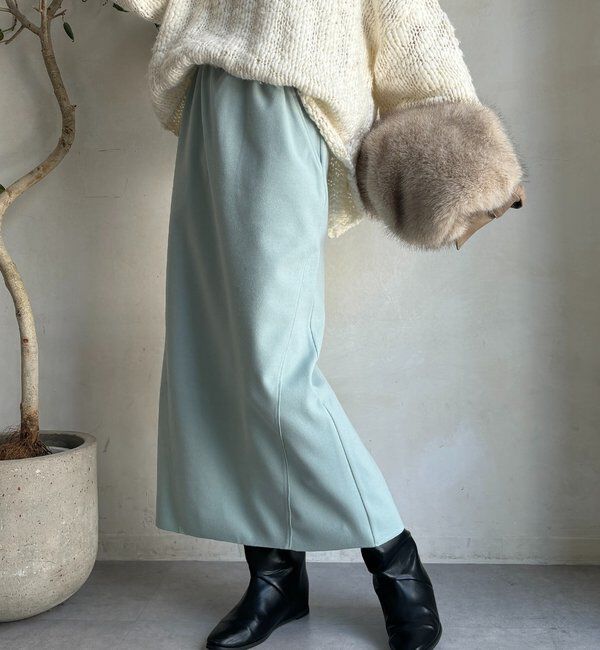  「ウーリージャージースカート」|スカート|