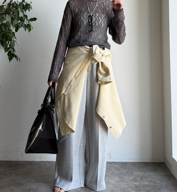  「【WEB限定】レースサイドタックプルオーバー」|Tシャツ・カットソー|