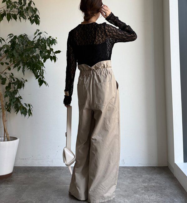  「【WEB限定】レースサイドタックプルオーバー」|Tシャツ・カットソー|