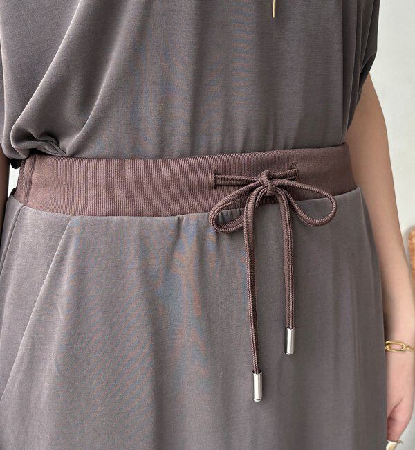  「【セットアップ可能】ソフトIラインスカート」|スカート|