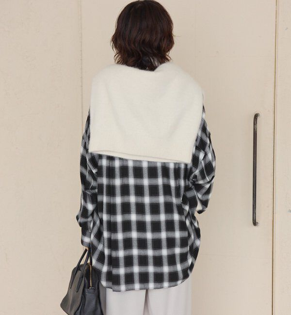  「ウォッシュドチェックワイドシャツ」|シャツ・ブラウス|