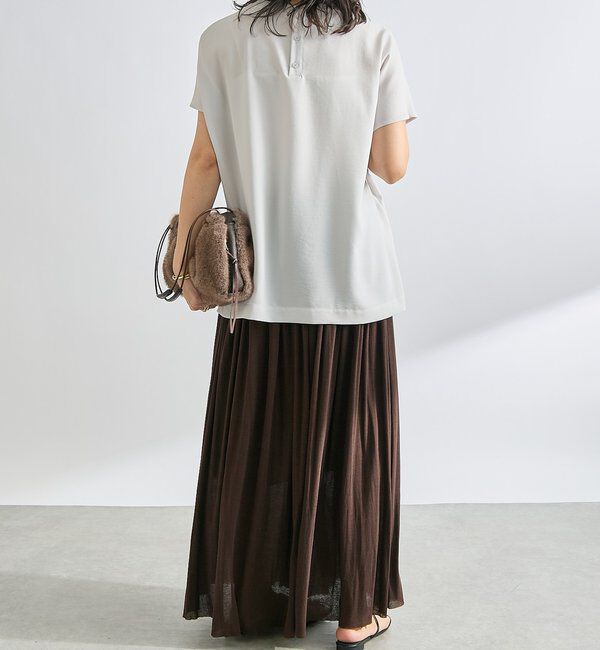  「【上品な印象に】シアーフライスギャザースカート」|スカート|