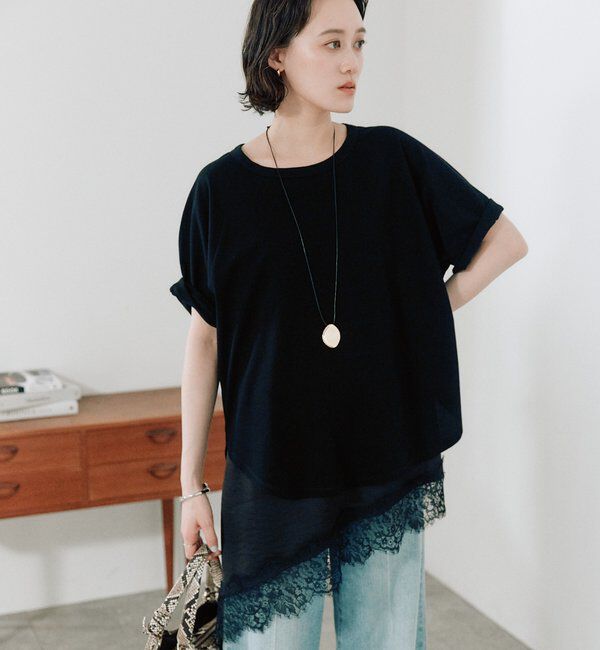  「予約【ご好評につき追加販売決定！】バイアスヘムレースキャミソール」|シャツ・ブラウス|