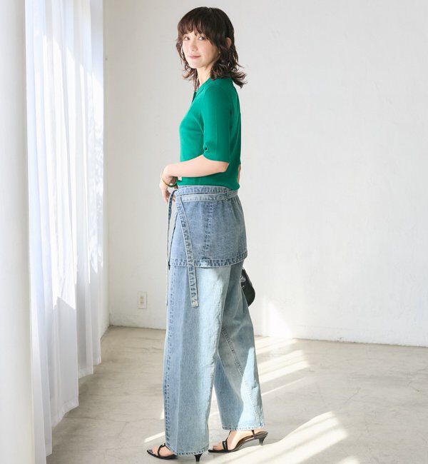  「【オンオフ使える】クールフィールポロニット」|ニット・セーター|