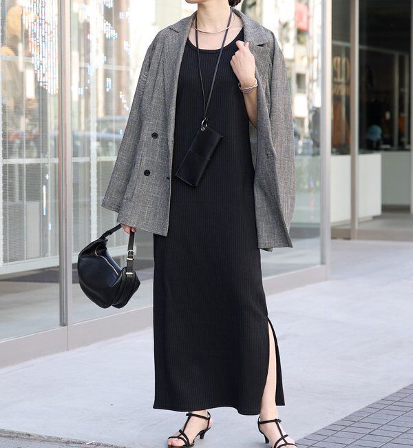  「予約【洗練されたムードに】カラミチェックオーバージャケット」|テーラードジャケット|