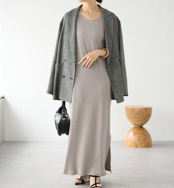  「予約【洗練されたムードに】カラミチェックオーバージャケット」|テーラードジャケット|