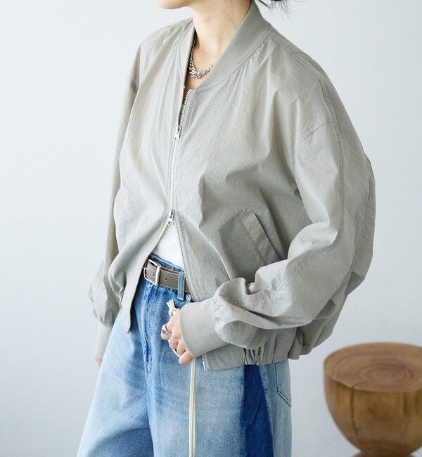  「【軽量/接触冷感/撥水性】ライトMA-1」|ブルゾン・スタジャン|