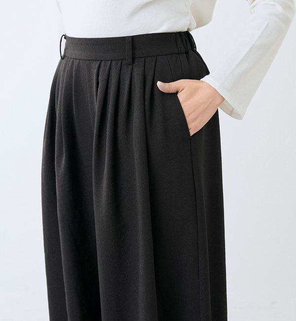  「予約【鮮度抜群/防シワ性/紫外線防止】リネンライクアラジンパンツ」|チノ|