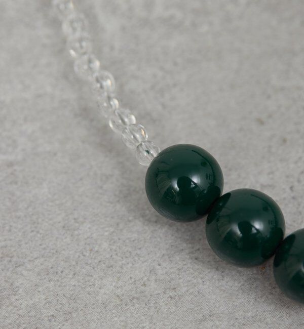  「レジンコンビショートネックレス」|リング|