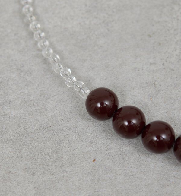  「レジンコンビショートネックレス」|リング|